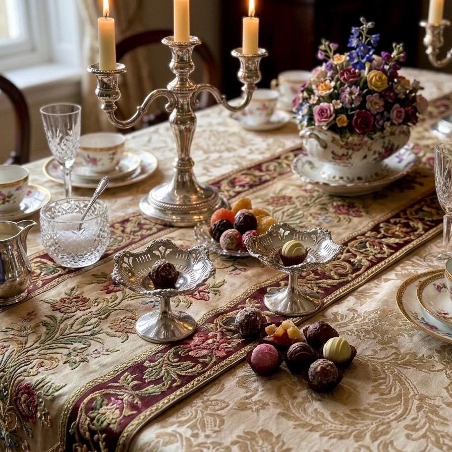 Antique Sterling Silver Bonbon Dishes Pair – 1913 Birmingham – Pierced Pedestal Bowls – Edwardian English Tableware, detail view 2