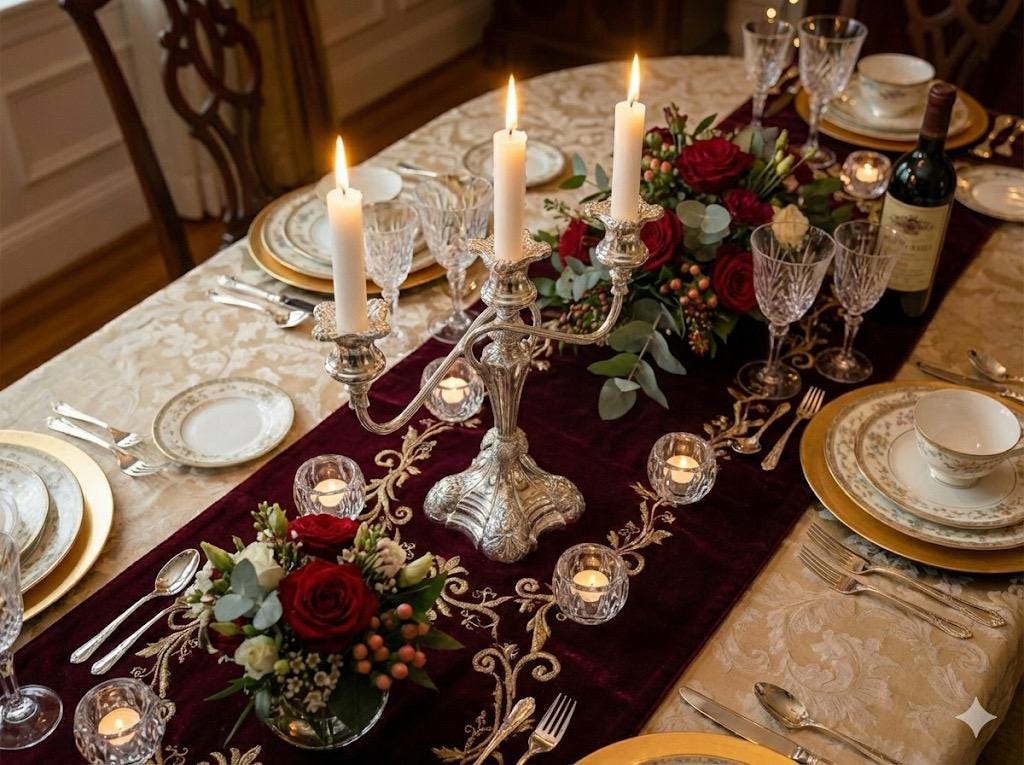 Coronet Plate Silverplate – Extremely Heavy Triple-Arm Candelabra, detail view 3