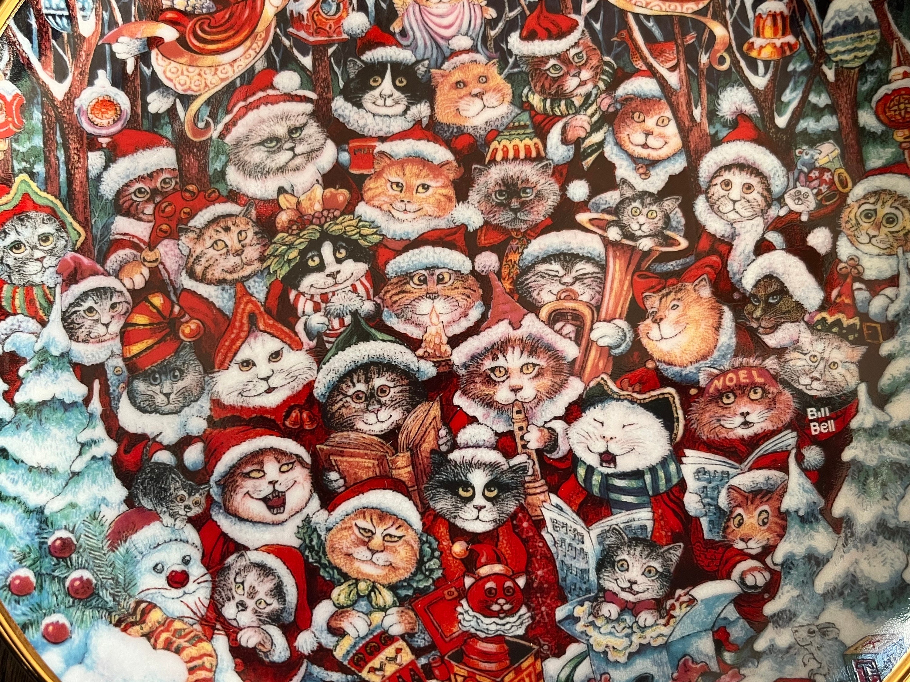 Franklin Mint Heirloom - Super Bright and Fun Decor - Decorative Plates 8” - Christmas, Easter & Valentines, detail view 6