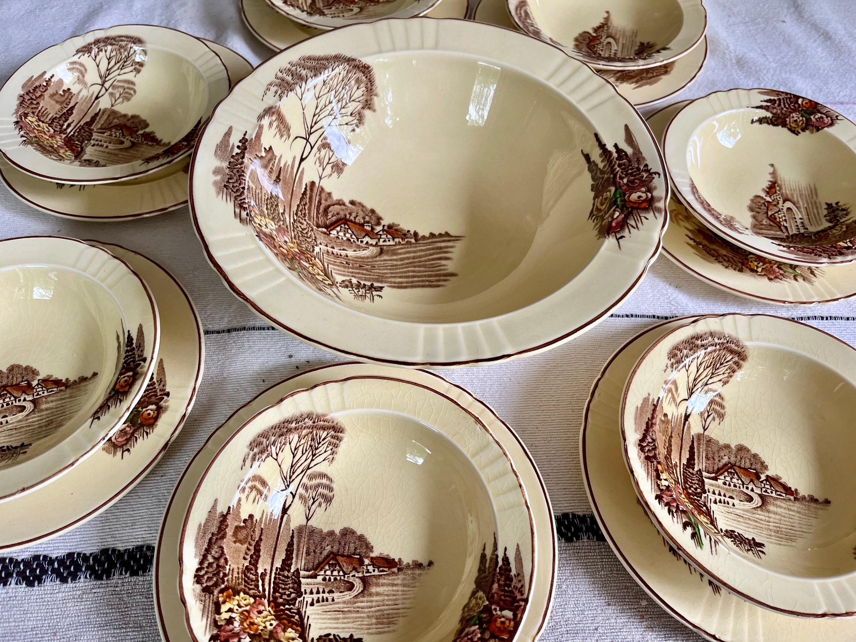 Homeland 1930s - Myott Son & Co England - RN 761201 - Dishes Sets, detail view 7