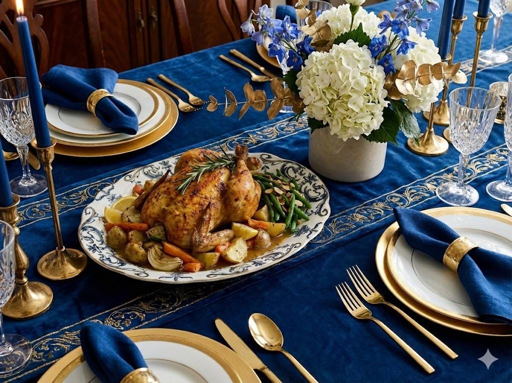 Large Impressive Antique W. Adams Co. “Vase” –  English Semi-Porcelain Blue & White Oval Serving Platter, detail view 6
