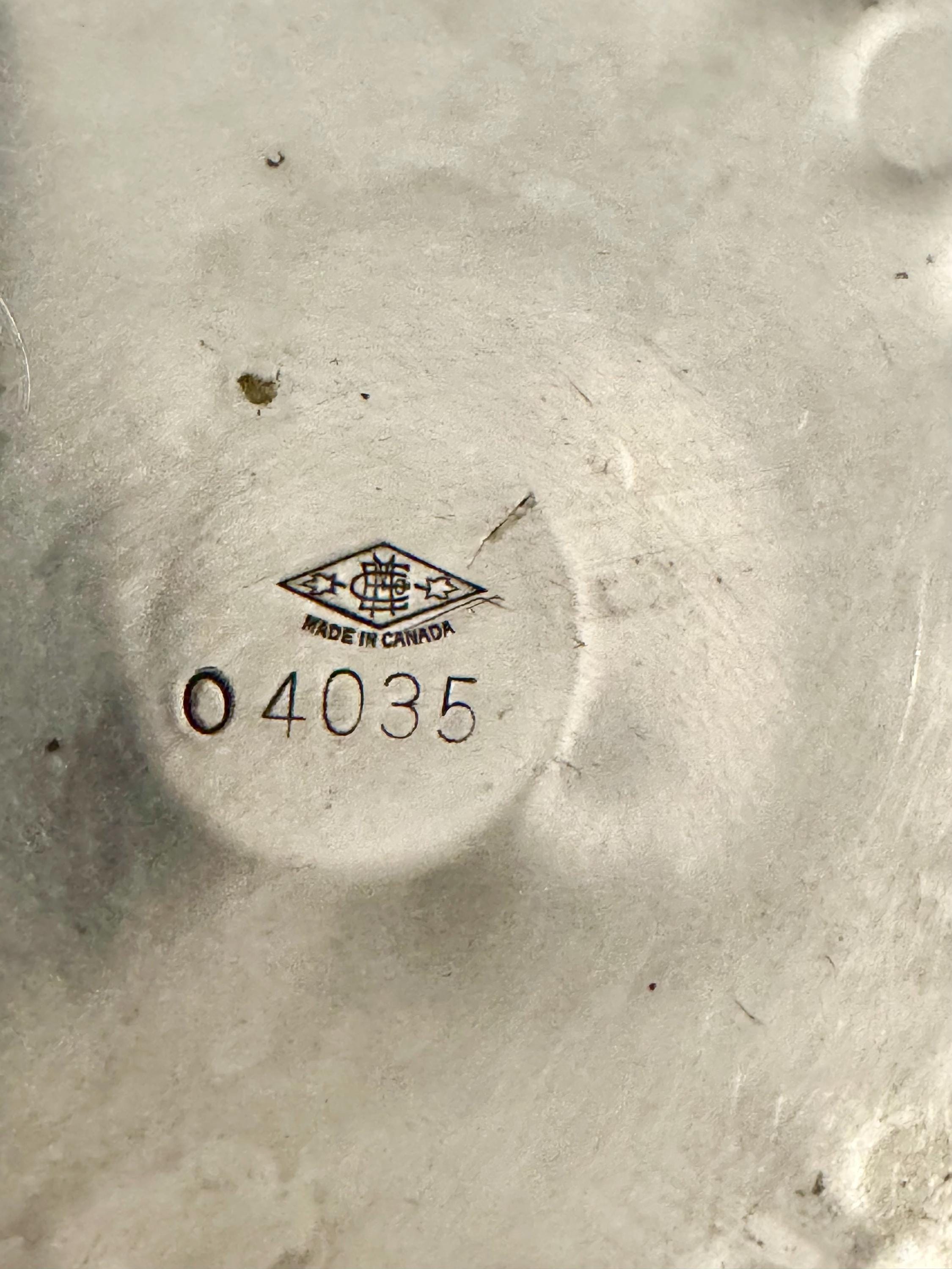 Postmodern Silver Plated Candle Holders – Sculptural Loop Design – Mid-Century Modern Pair, detail view 4