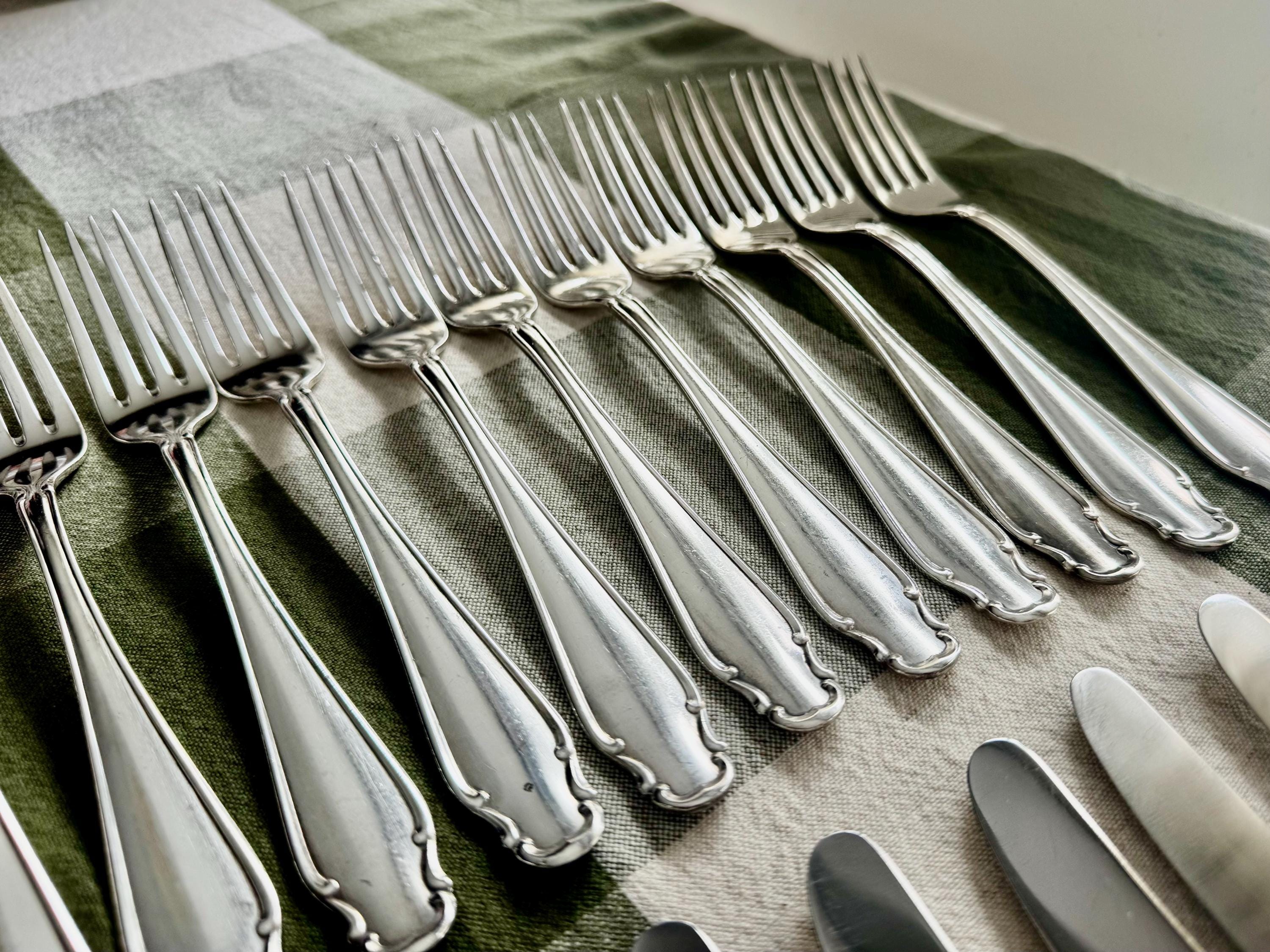 Rostfrei Solingen Silverplate Flatware – Complete Service for 11 + Extras – Germany, detail view 9