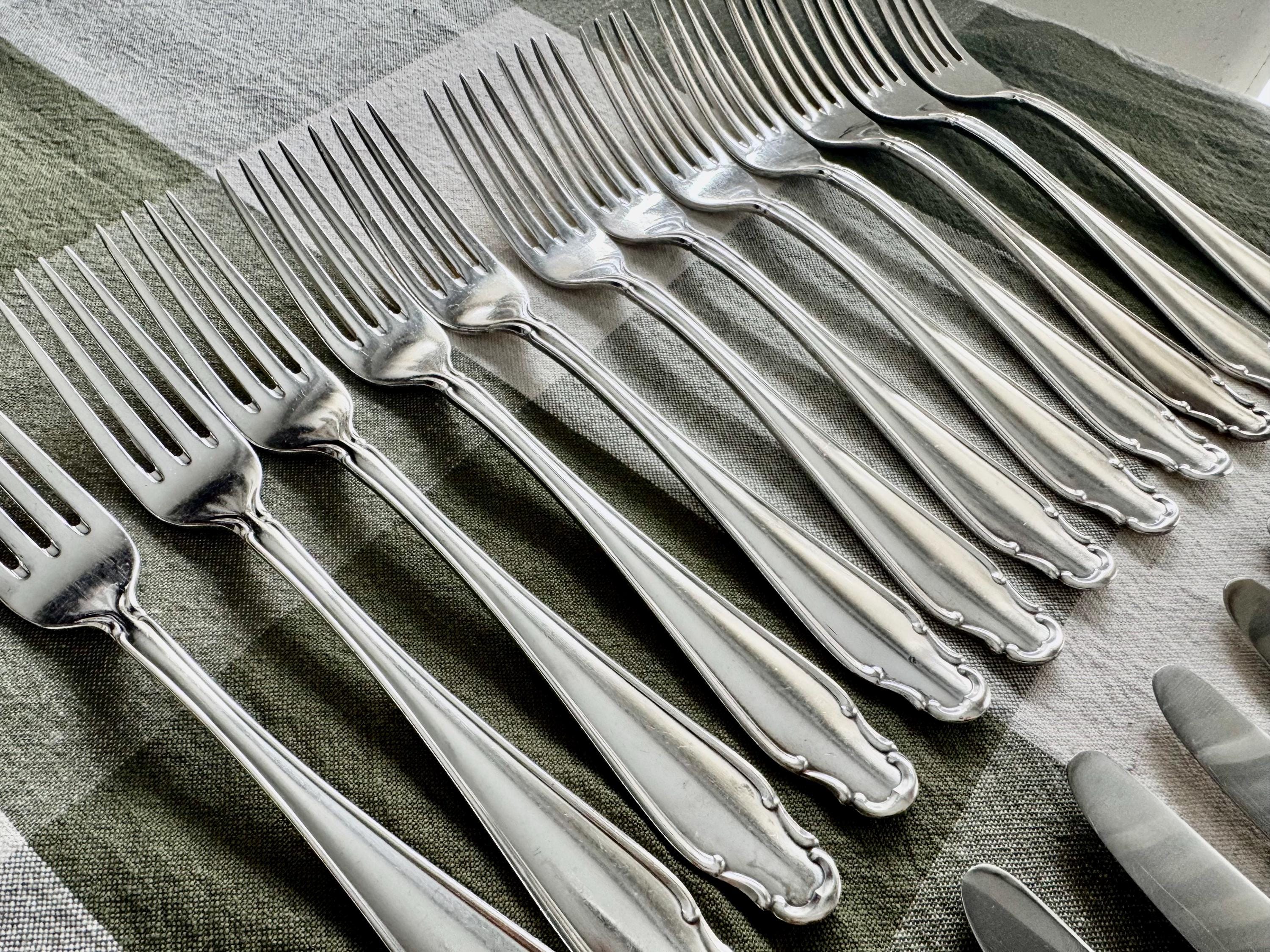 Rostfrei Solingen Silverplate Flatware – Complete Service for 11 + Extras – Germany, detail view 3